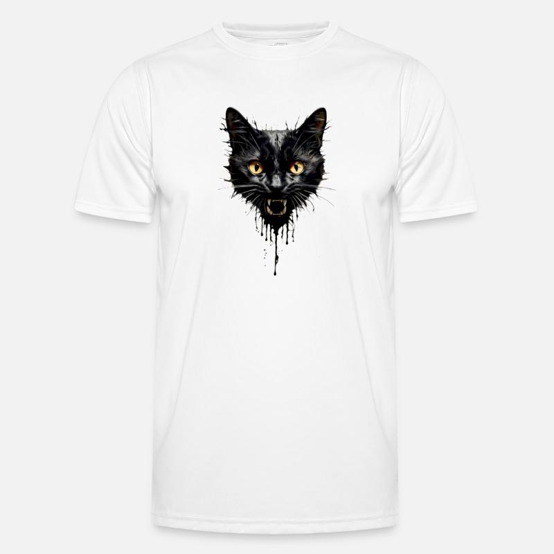 Evil Cat Men's Functional T-Shirt