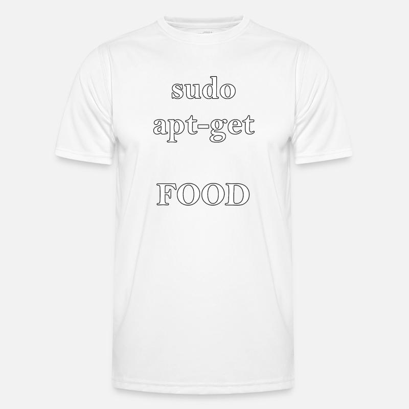 sudo apt-get ESSEN Männer Funktions-T-Shirt