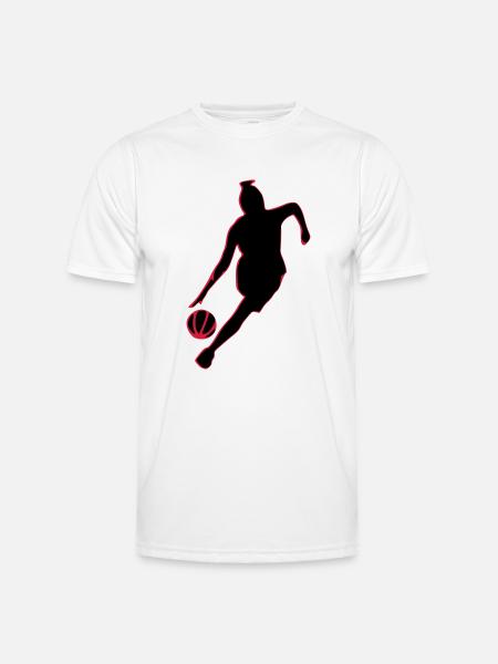 basketteuse - T-shirt sport Homme - blanc