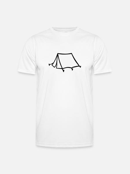 Tent - Men's Functional T-Shirt - white