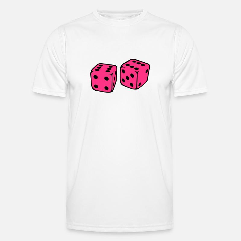 Dice - Men's Functional T-Shirt - white