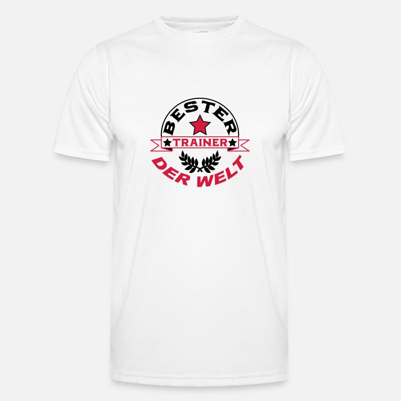 Bester trainer der welt Männer Funktions-T-Shirt