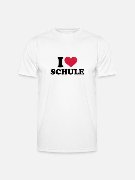 Schule - Männer Funktions-T-Shirt - Weiß