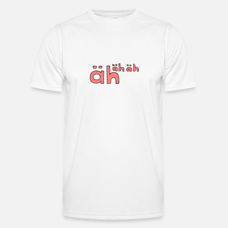 äh äh Männer Funktions-T-Shirt