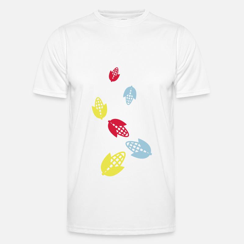 Corn symbol - Men's Functional T-Shirt - white