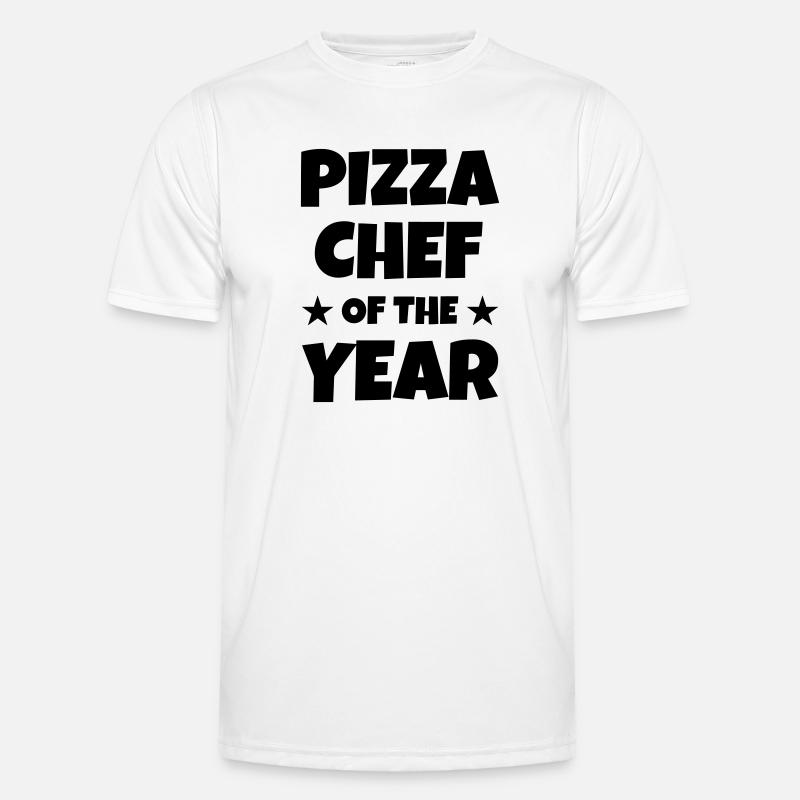 Pizza / Pizzaiolo / Pizza Chef / Pizzachef - Men's Functional T-Shirt - white