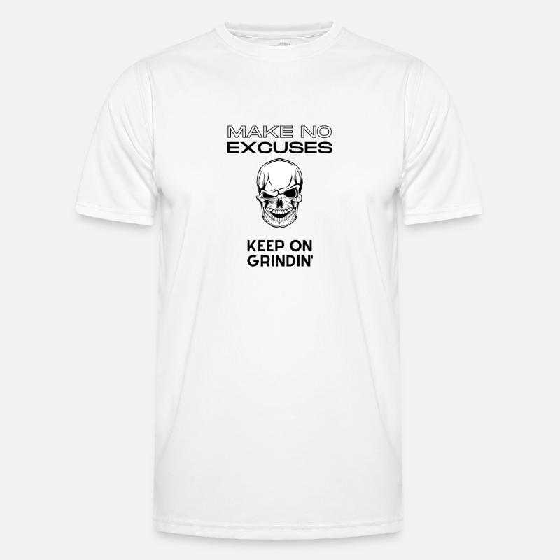 pas d’excuses T-shirt sport Homme