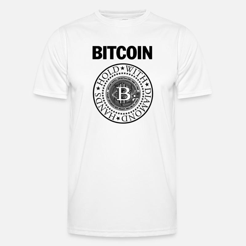 Bitcoin Blitzkrieg Shirt Männer Funktions-T-Shirt