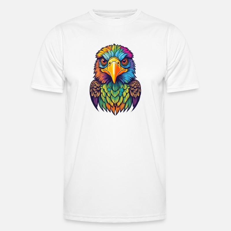 Colorful Eagle - Men's Functional T-Shirt - white