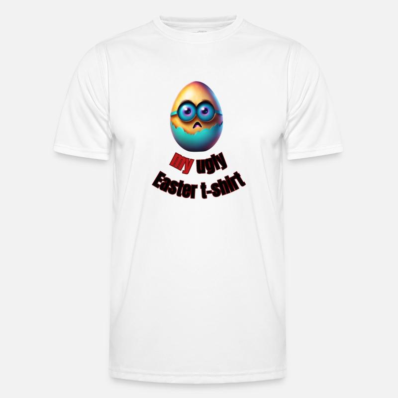 My Ugly Easter Egg - Men's Functional T-Shirt - white