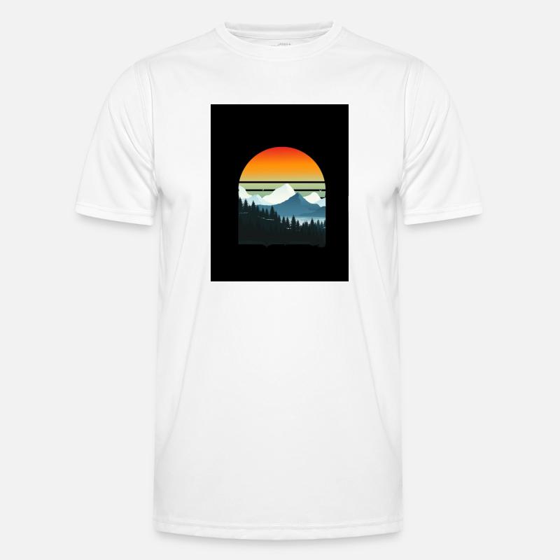 Mountain Sunset Men's Functional T-Shirt
