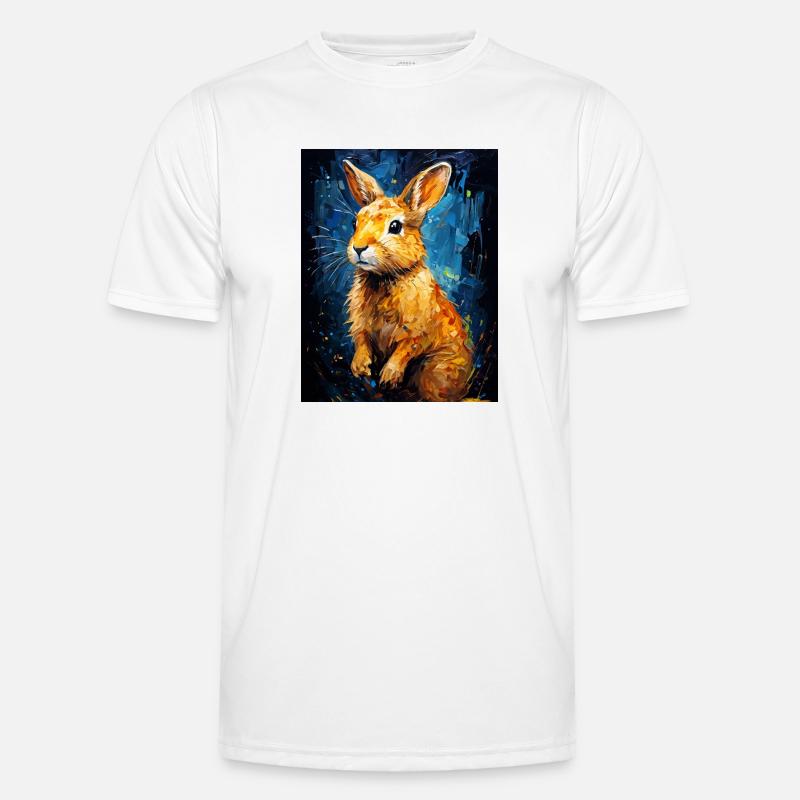 Rabbit in digital art Men's Functional T-Shirt