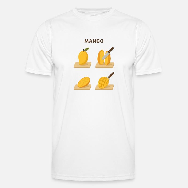 Mango Fruit Yummy Gift - Men's Functional T-Shirt - white