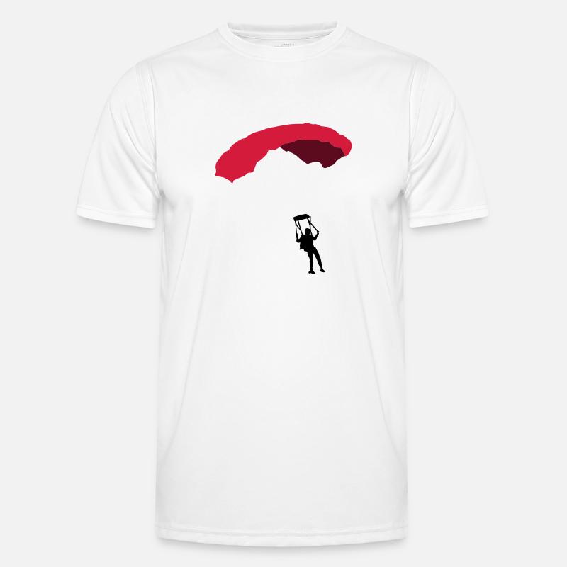 fallschirm_3c - Men's Functional T-Shirt - white