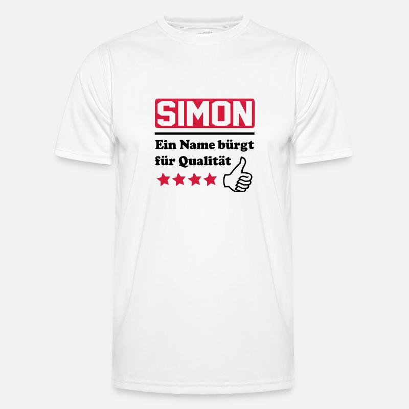 simon - Men's Functional T-Shirt - white