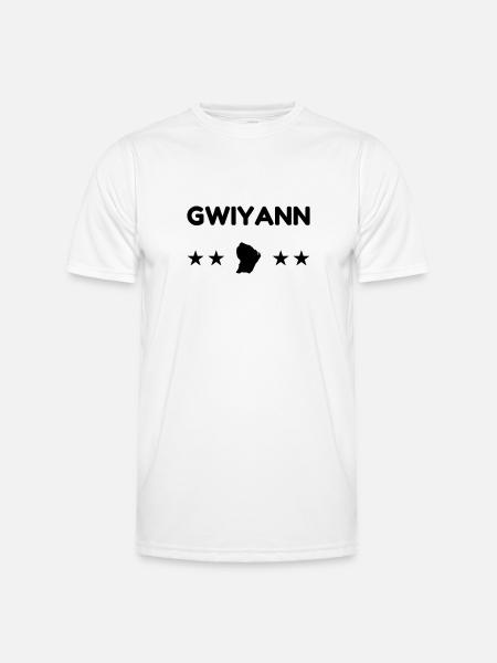 Guyane / 973 / Gwiyann / Guyana / Gwiyan - Men's Functional T-Shirt - white