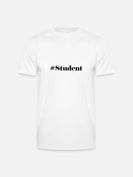 #Student logo - Men's Functional T-Shirt - white
