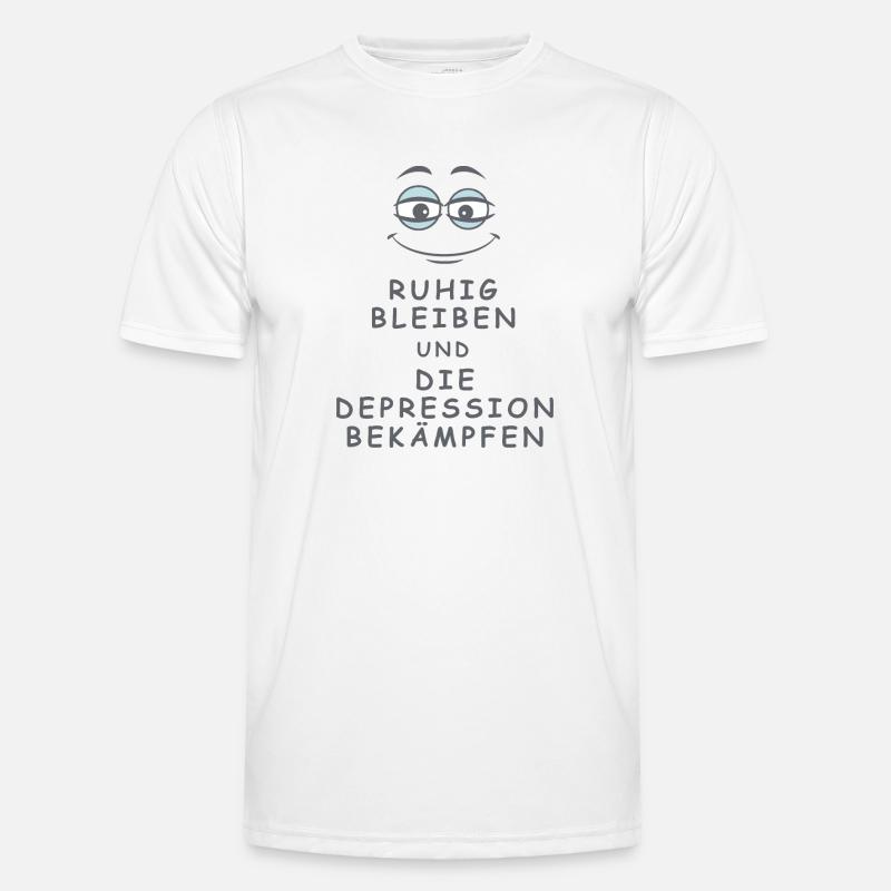 Depression bekämpfen Männer Funktions-T-Shirt