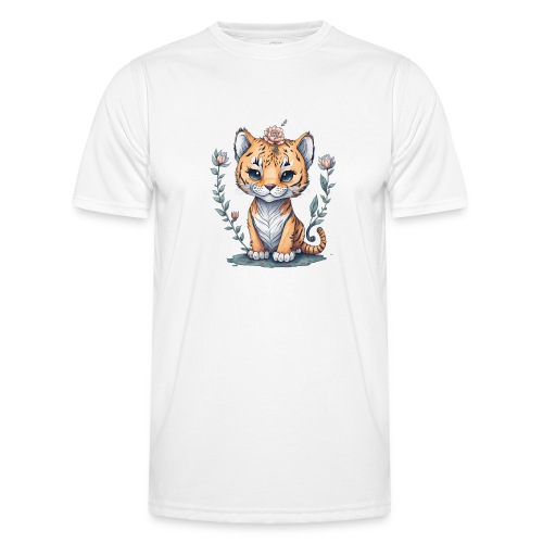 cucciolo tigre - Maglietta sportiva per uomo