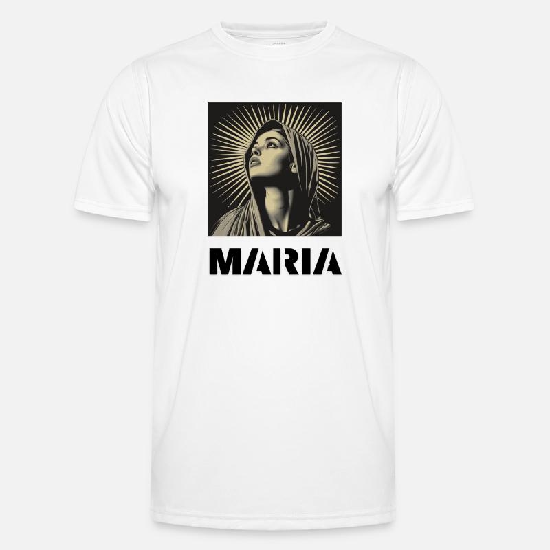 Maria - Men's Functional T-Shirt - white