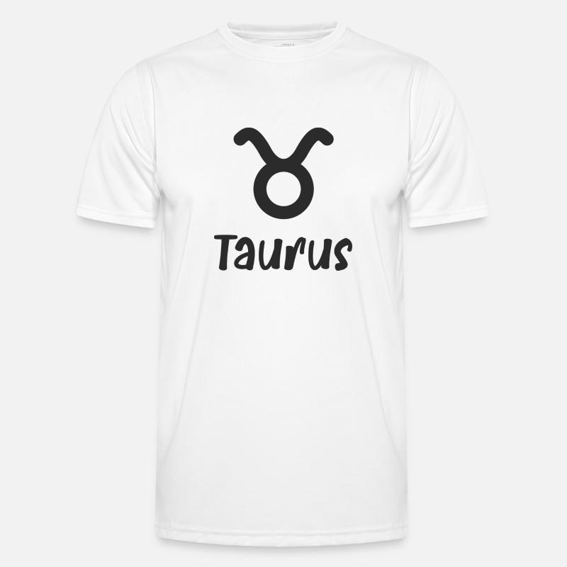 Stier Sternzeichen Männer Funktions-T-Shirt