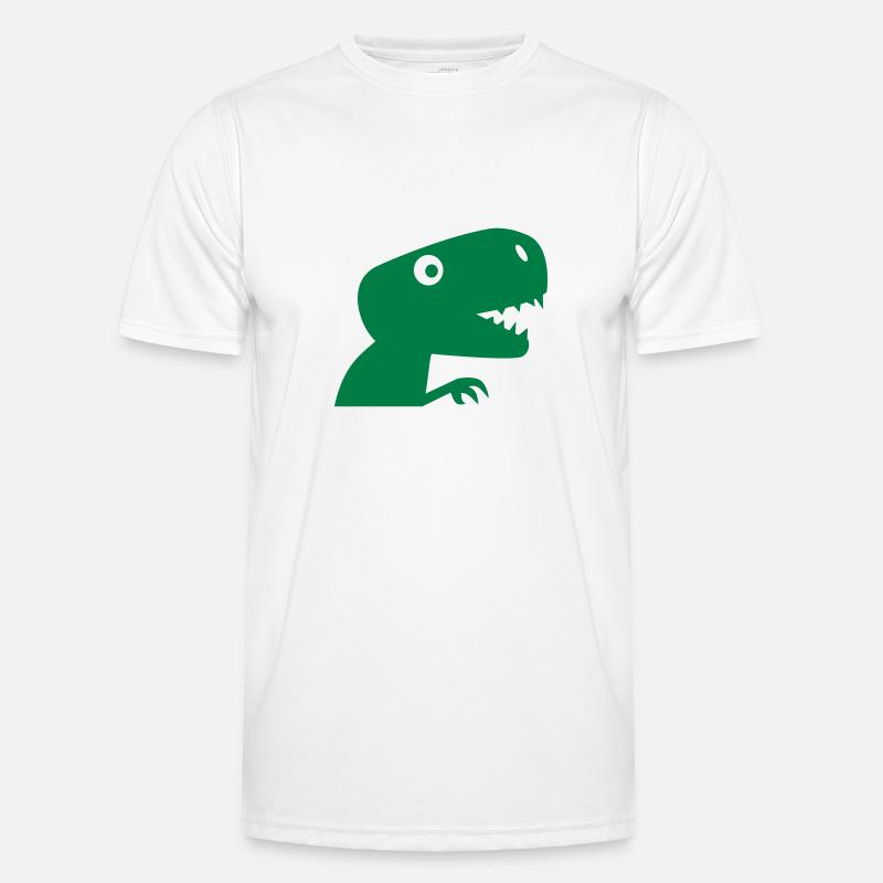 T-Rex - Men's Functional T-Shirt - white