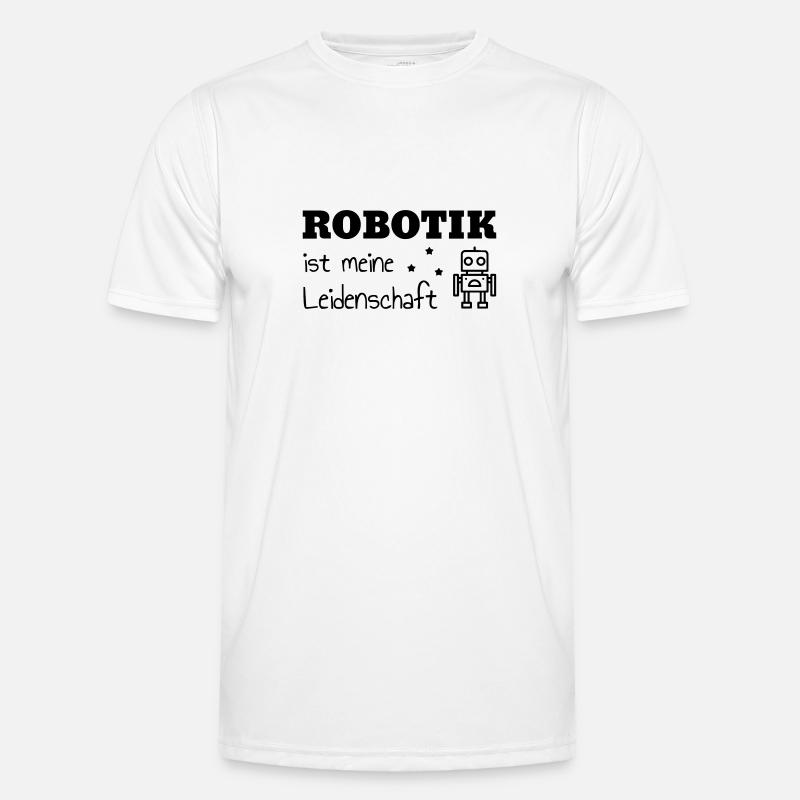 Robotics Robot Robotik Robotique Roboter - Men's Functional T-Shirt - white