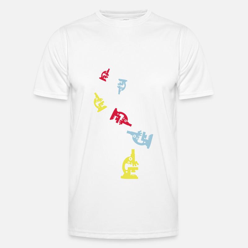 Microscope Icon Icon Men's Functional T-Shirt