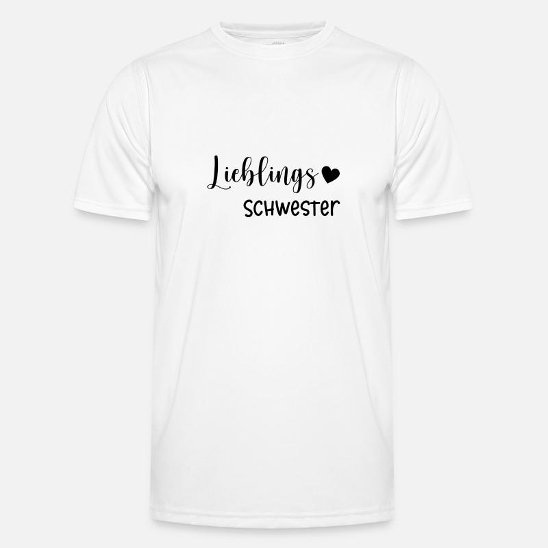 Lieblings Schwester Geschenkidee Männer Funktions-T-Shirt