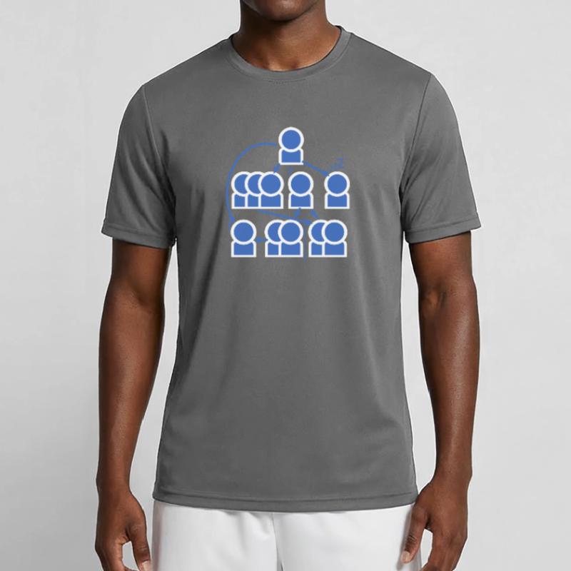 Crazy organization chart - all right? Men's Functional T-Shirt