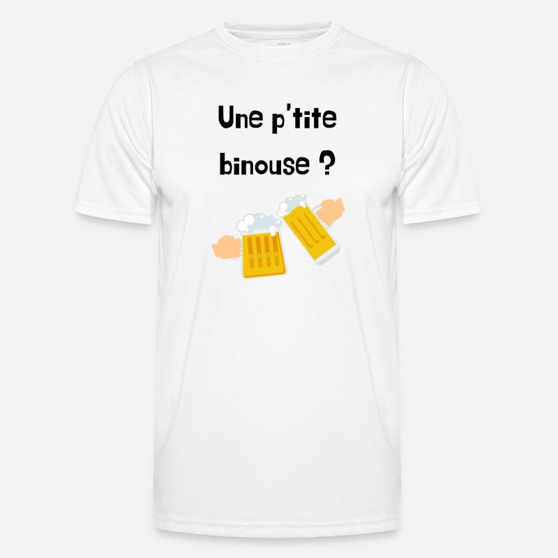 Une p'tite binouse T-shirt sport Homme