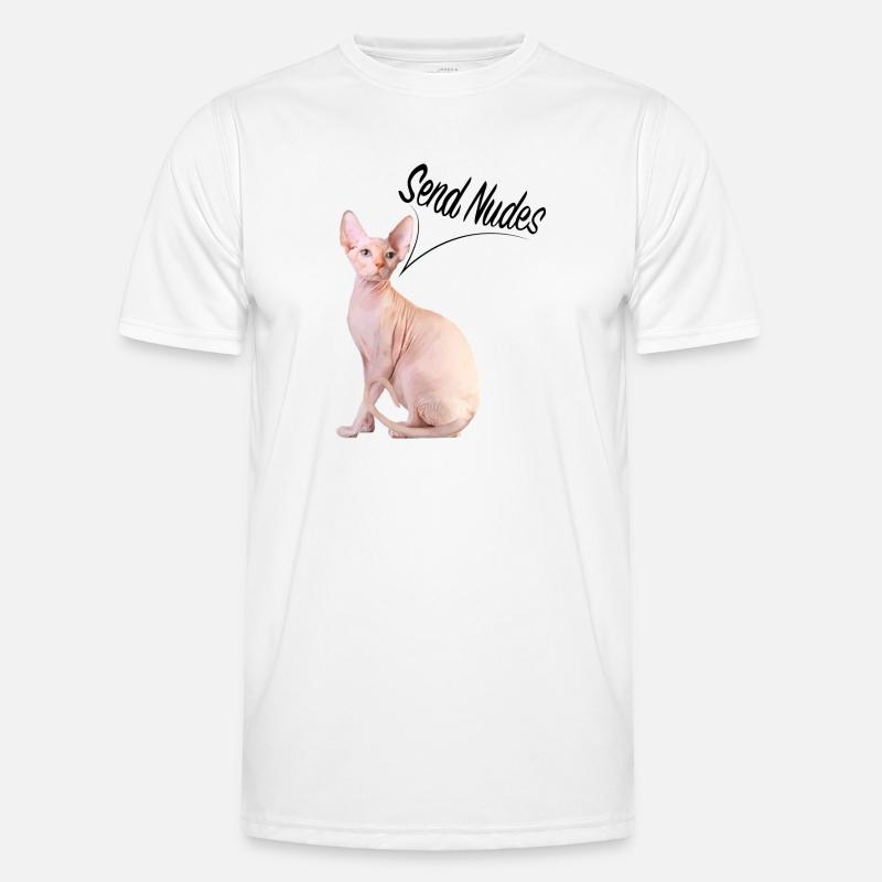 DESSIN NUMÉRIQUE SPHYNX AVEC DEVIS DÉTOURNÉ T-shirt sport Homme