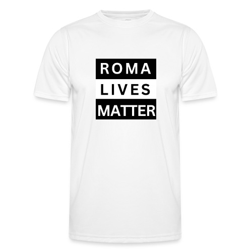 Roma Lives Matter - Männer Funktions-T-Shirt