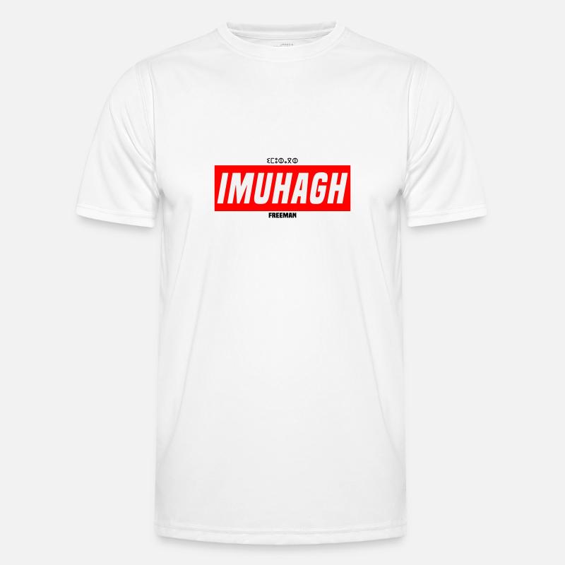 IMUHAGH - Men's Functional T-Shirt - white