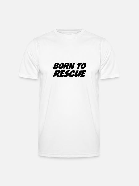 Secourisme / Secouriste / Secours / Secourir - T-shirt sport Homme - blanc