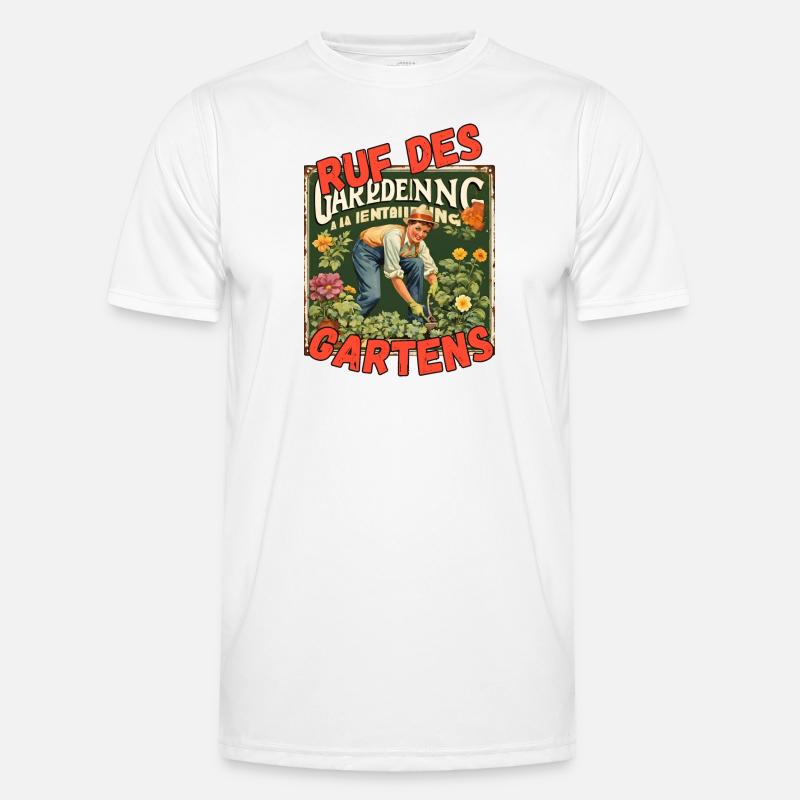 Ruf des Gartens Männer Funktions-T-Shirt