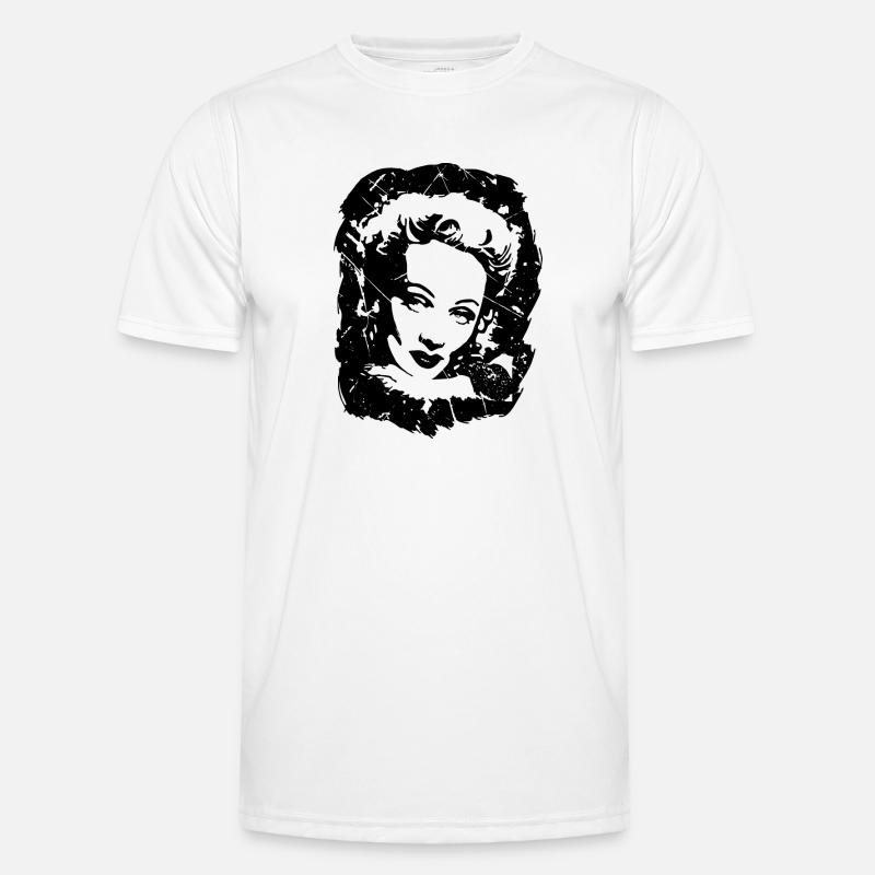 Marlene Dietrich Männer Funktions-T-Shirt