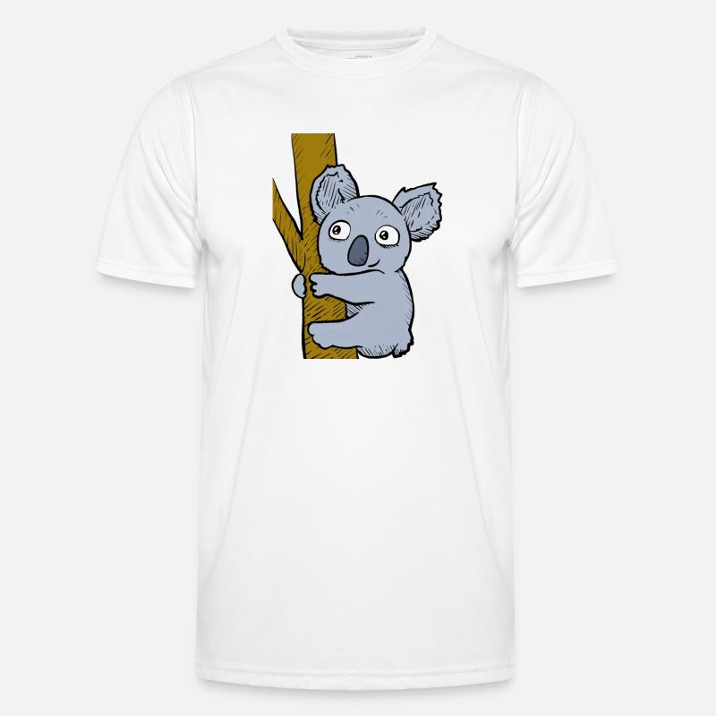 Frecher Koala Männer Funktions-T-Shirt