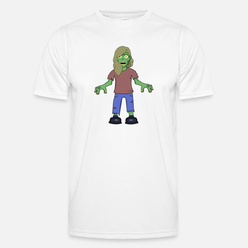Zombie Mädchen Männer Funktions-T-Shirt