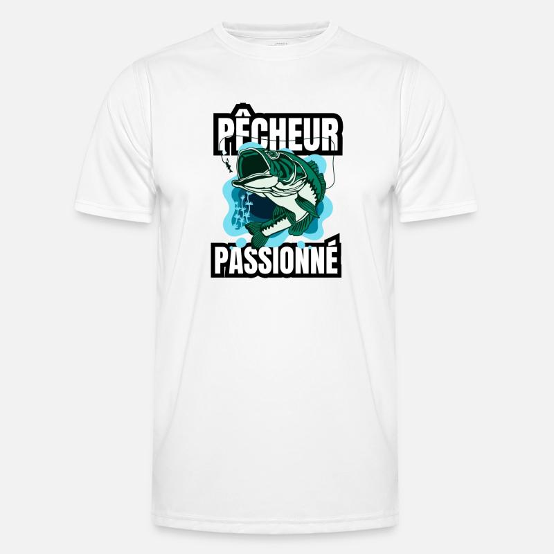 pêcheur passionné T-shirt sport Homme