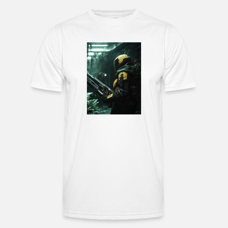 Sci Fi Krieger4 Männer Funktions-T-Shirt