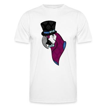 Parrot - Men's Functional T-Shirt - white - Front - AI Model Male 178 dark (178cm)