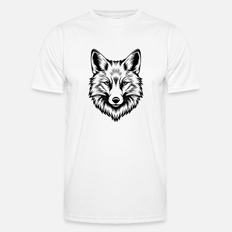 Fox Foxes - Men's Functional T-Shirt - white