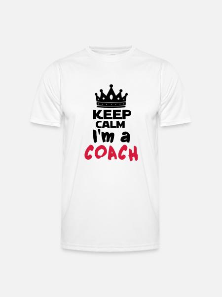 I'm a coach - T-shirt sport Homme - blanc