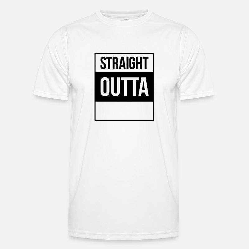 straight outta Men's Functional T-Shirt