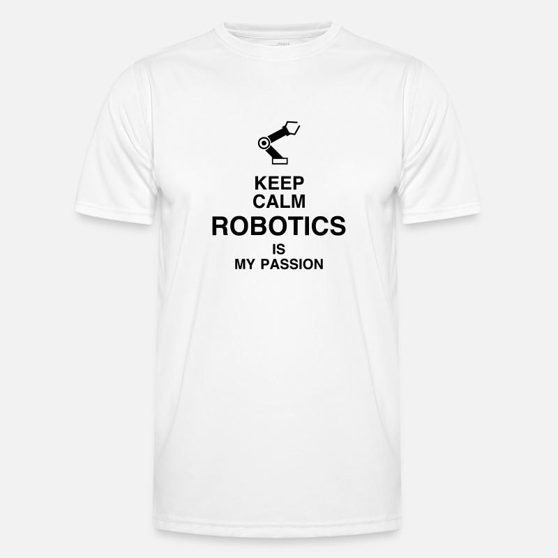 Robotics Robot Robotik Robotique Roboter - Men's Functional T-Shirt - white