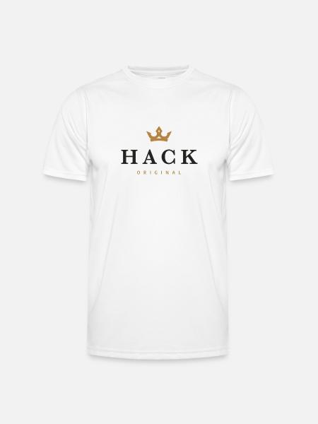 Hack Original Family Logo - Men's Functional T-Shirt - white