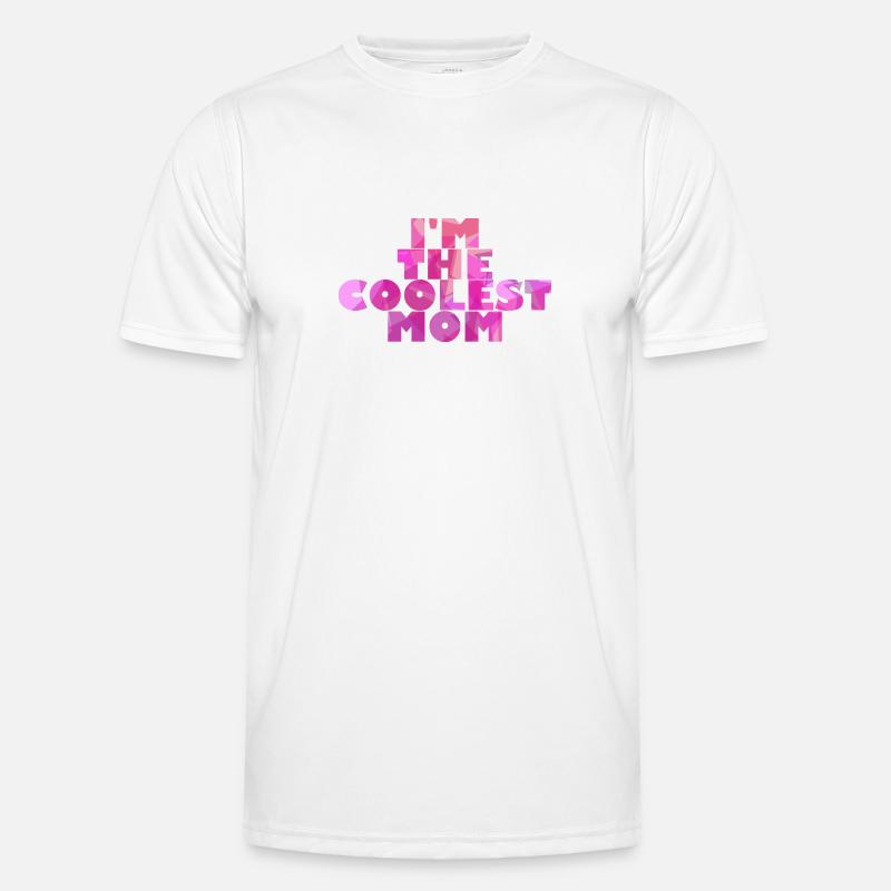 Ich bin ein cooler Mom. Männer Funktions-T-Shirt