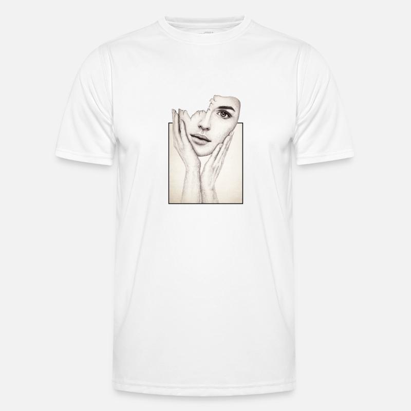 Fille brisée T-shirt sport Homme