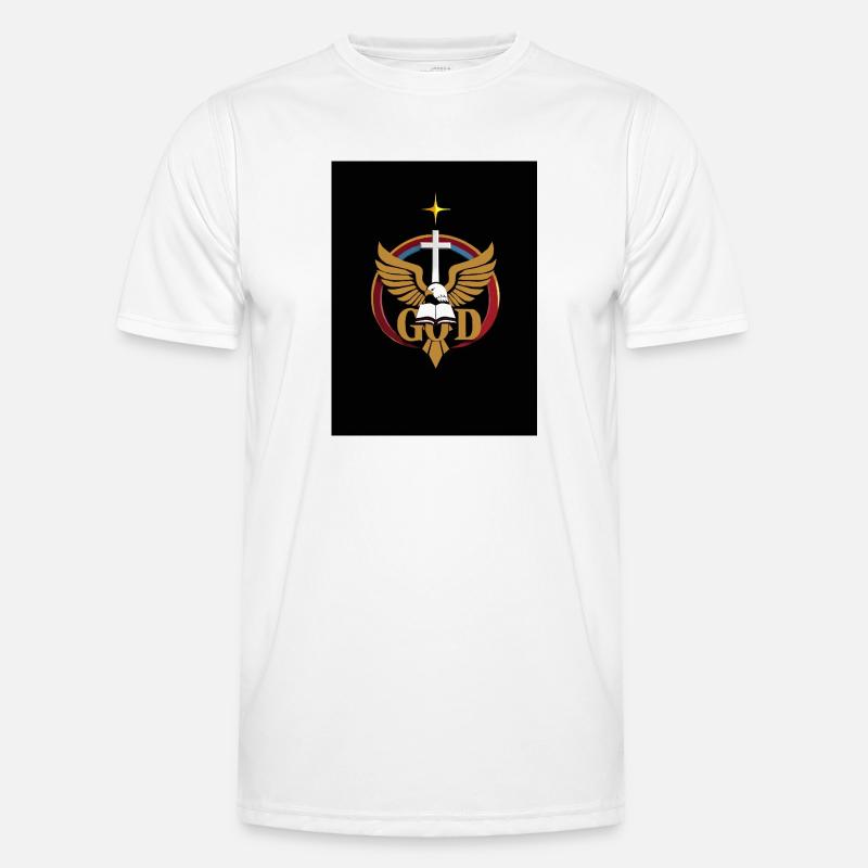 Emblème chrétien T-shirt sport Homme